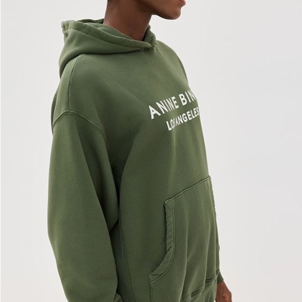 Anine Bing Green Hoodie
